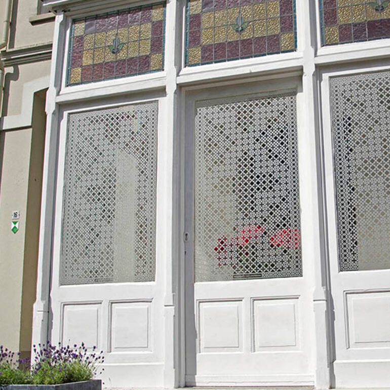 Anti-inkijk raamfolie voor serre