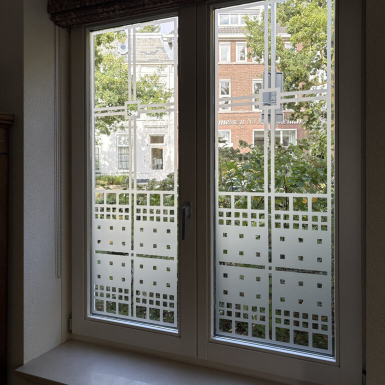 Anti-inkijk raamfolie voor dubbele ramen